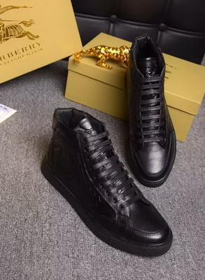 Burberry High-Top Fashion Men Shoes--001